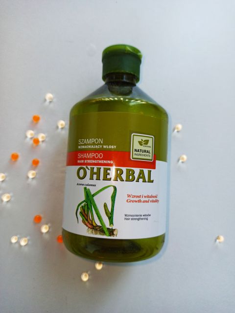 O'Herbal Szampon do włosów, Wzmacniający, Ekstrakt z korzenia tataraku, Wzrost i witalność