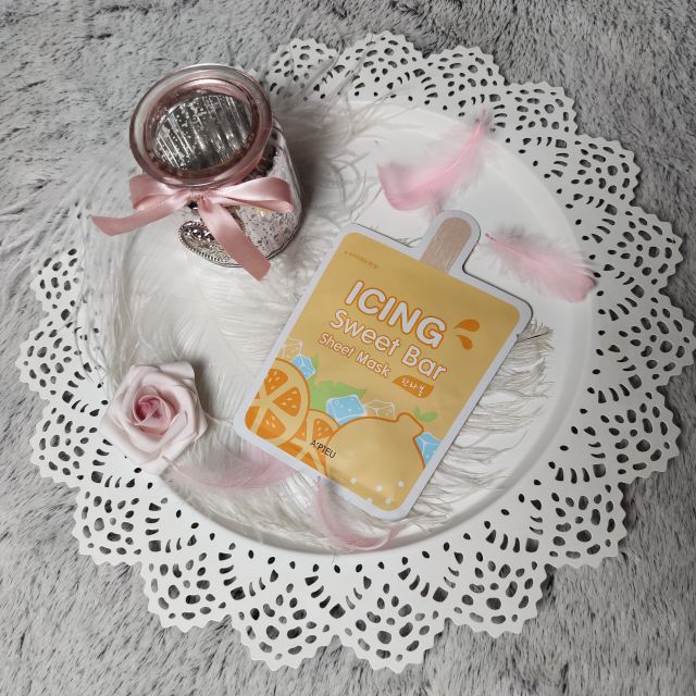 A'pieu Icing Sweet Bar, Maska do twarzy w płacie, Mandarynka Hanrabong