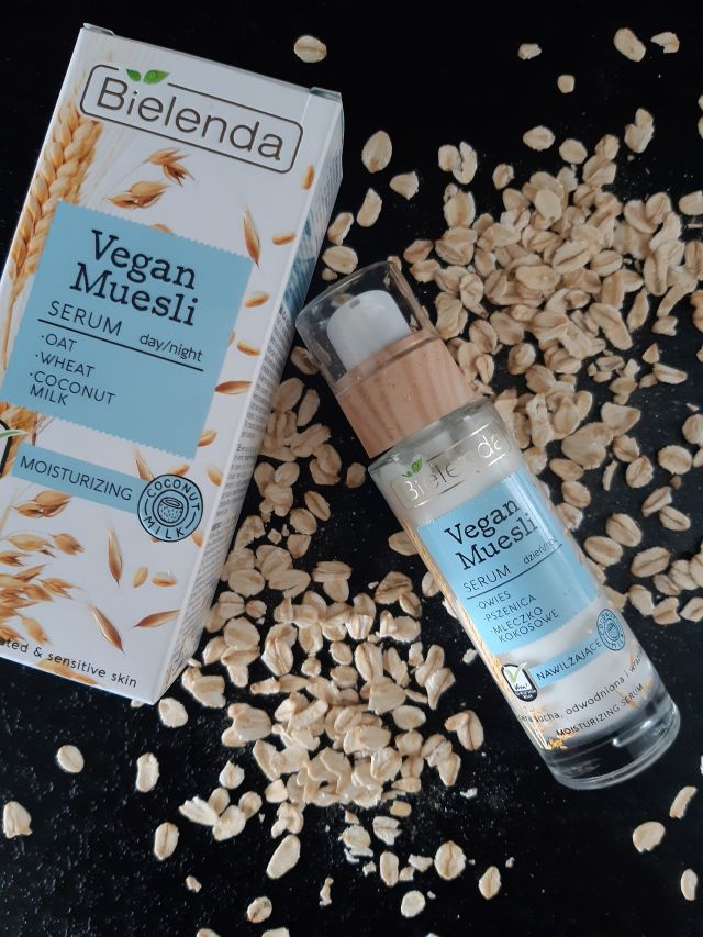 Bielenda Vegan Muesli, Serum do twarzy, Nawilżające, Dzień/Noc 