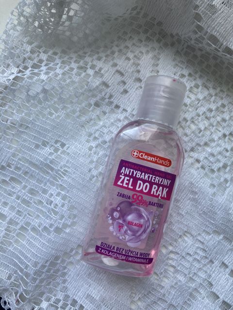CleanHands Antybakteryjny żel do rąk, Z kolagenem i witaminą E