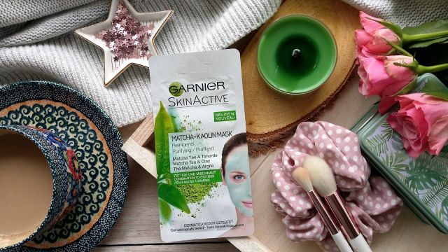 Maseczka SkinActive Garnier Matcha + kaolin 