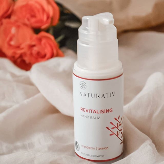 Naturativ Balsam do rąk, Revitalising Hand Balm, Rewitalizujący, Żurawina i cytryna
