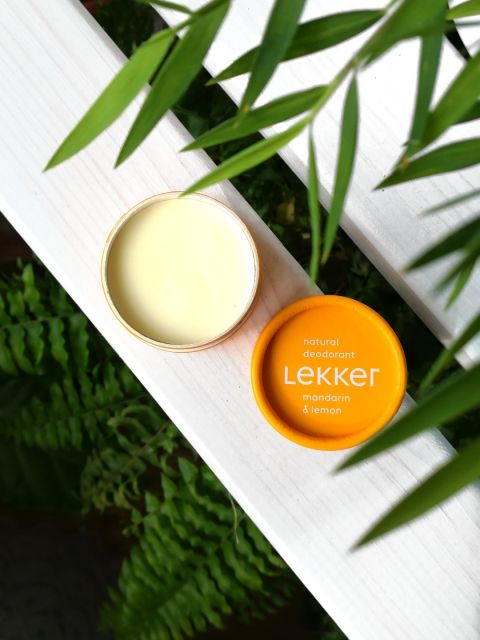The Lekker Company Dezedorant w kremie, Mandarynka i cytryna