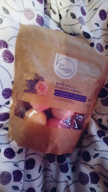 BeBeauty Care, Kule do kąpieli, Róża, lawenda i kwiat pomarańczy