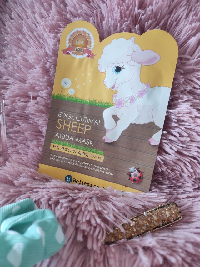 Belleza Castillo Maska do twarzy w płacie, Sheep Aqua Mask