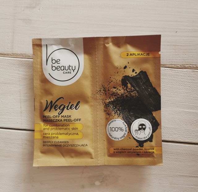 BeBeauty Care, Maseczka do twarzy, Peel-off, Z węglem aktywnym i lukrecją