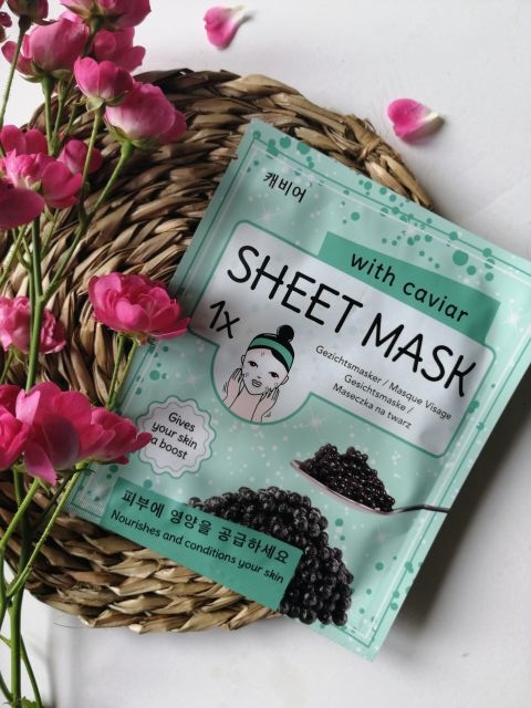 Mascot Europe Maska do twarzy w płacie, Caviar