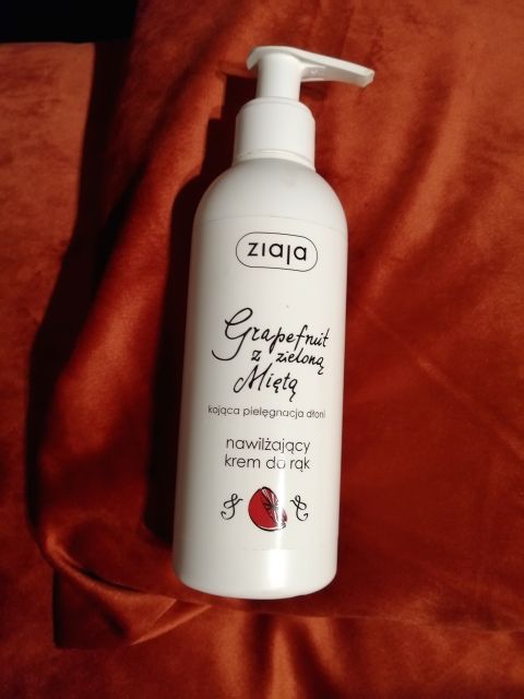 Ziaja Krem do rąk, Nawilżający, Grapefruit z zieloną miętą