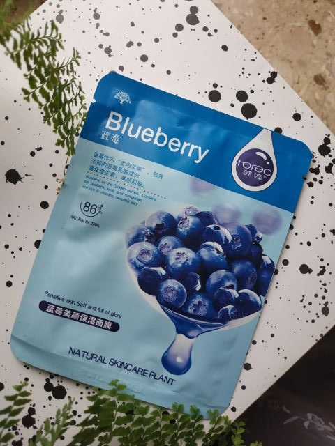 Rarec Maseczka w płachcie, Blueberry