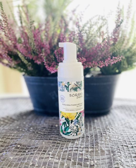 Soraya Plante, Roślinna pianka myjąca do twarzy, Woda neroli, Alga wakame