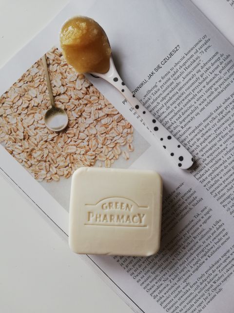 Green Pharmacy mydełko w kostce miód manuka i oliwa z oliwek 