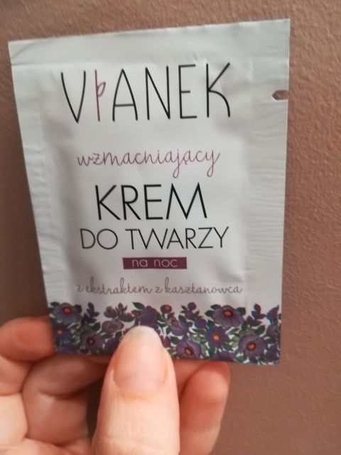 Sylveco Vianek, Wzmacniający Krem do twarzy na noc z ekstraktem z kasztanowca