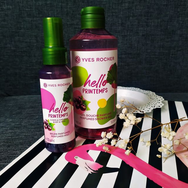 Perfumowana seria zapachowa Hello Printemps mgiełka żel Yves Rocher