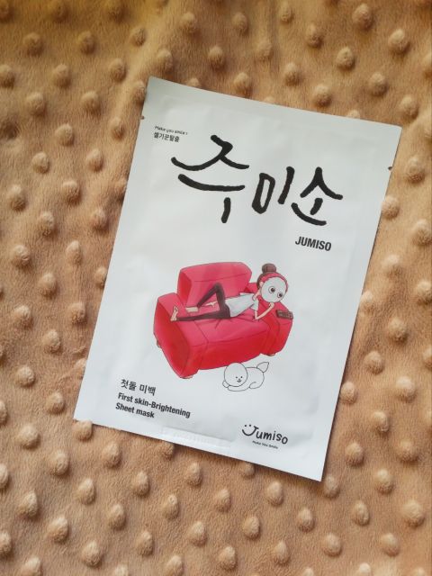 HelloSkin Jumiso, First Skin Sheet Mask, Maska do twarzy w płachcie, Rozjaśniająca