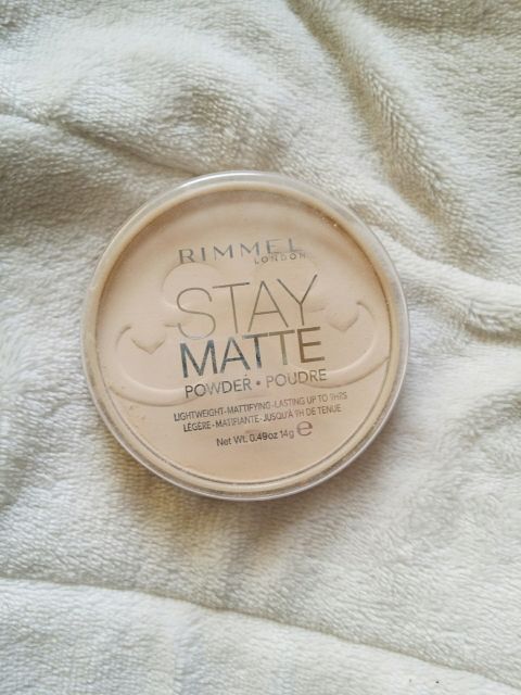 Rimmel Stay Matte, Puder do twarzy, nr 001 Transparent