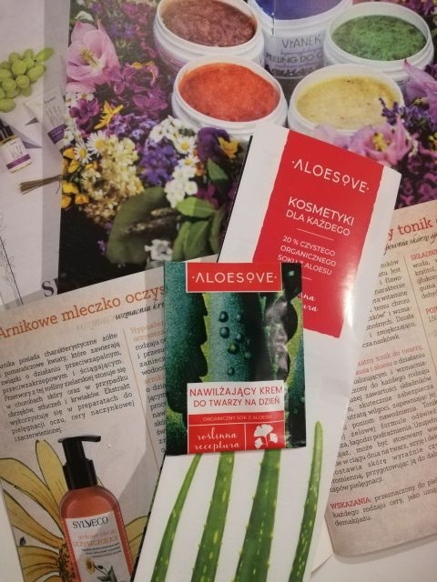 Sylveco Aloesove, Krem do twarzy, Nawilżający, Na dzień, Organiczny sok z aloesu