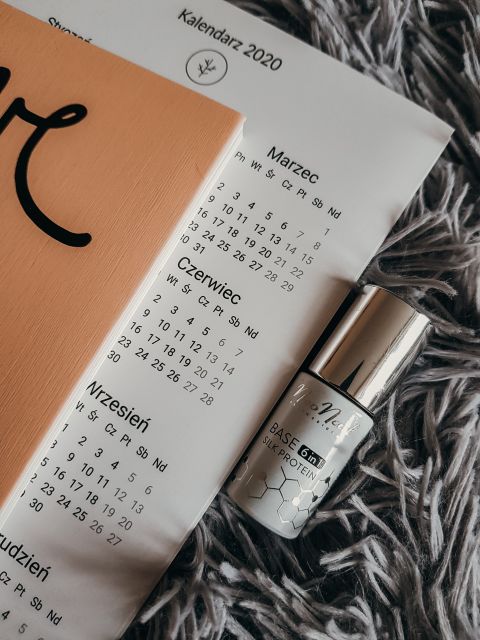 Neonail Lakier hybrydowy, Base 6in1 Silk Protein