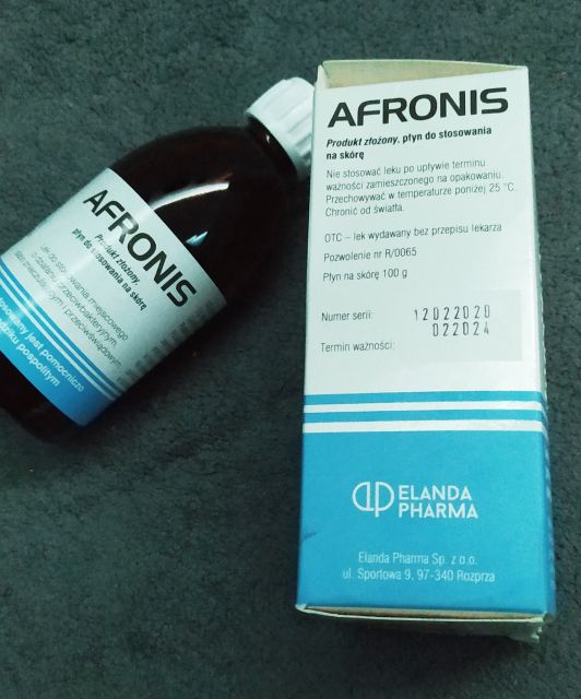 Afronis, elanda pharma płyn do stosowania przy trądziku pospolitym