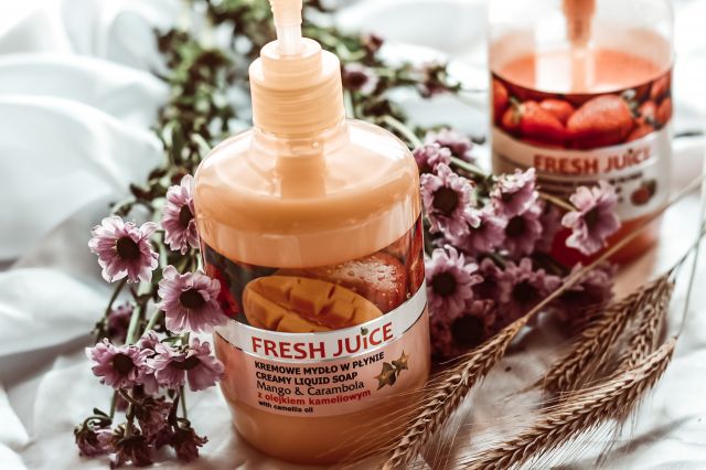 Fresh Juice Mydło w płynie, Kremowe, Strawberry & Guawa