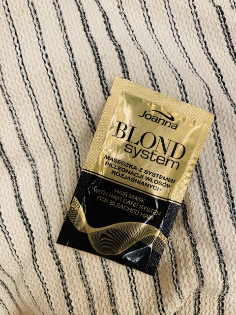Joanna Blond System, maseczka do włosów rozjaśnianych 