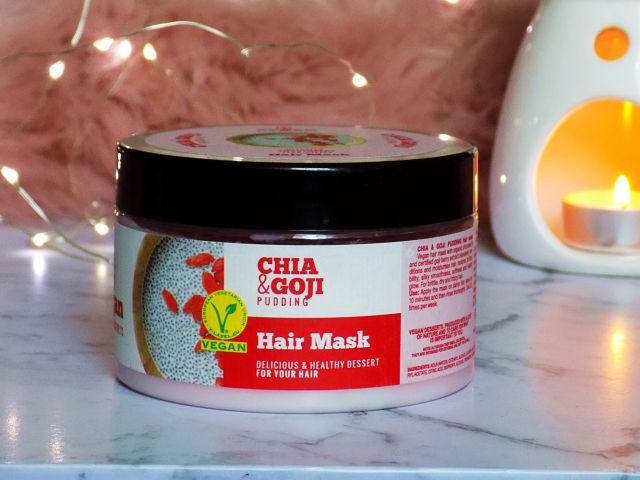 Vegan Hair Desserts Maska do włosów, Chia & Goji Pudding