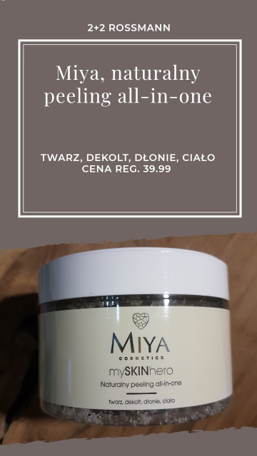 Miya Cosmetics mySKINhero, Naturalny peeling All-in-one