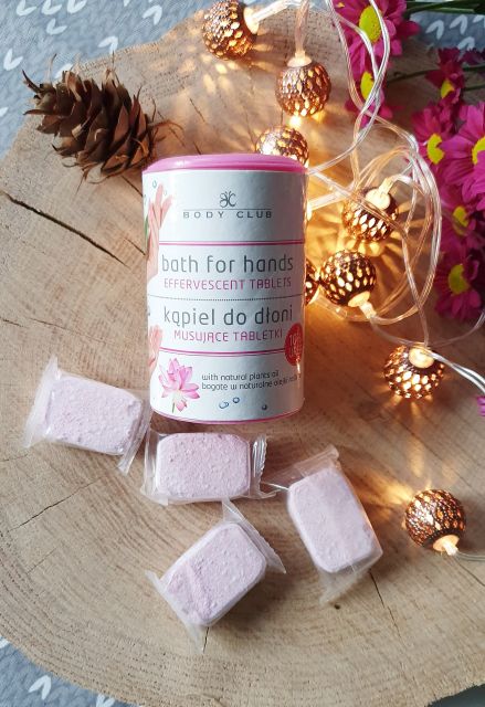 Body Club Tabletki musujące, Kąpiel do dłoni