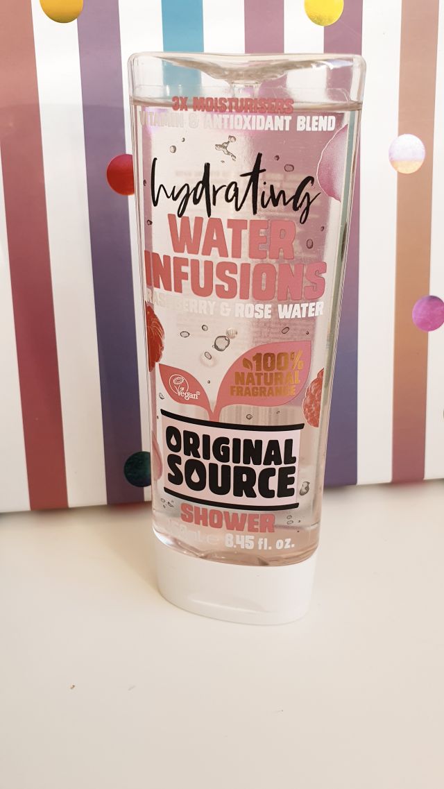 Żel pod prysznic Original Source, Hydrating Water Infusions Strawberry&Rose water