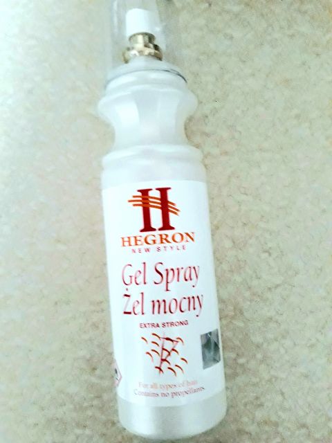 Hegron Żel do włosów w sprayu, Extra Strong