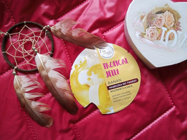 BeBeauty Care, Maseczka do twarzy, Tropical Jelly, Rozświetlająca, Banan