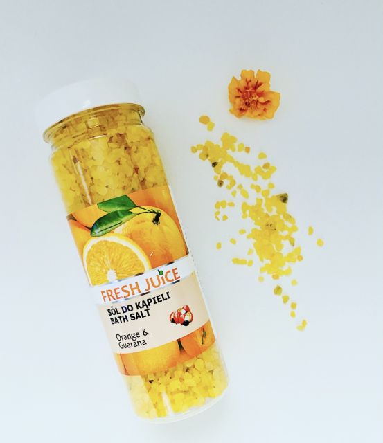 Fresh Juice Sól do kąpieli, Orange & Guarana