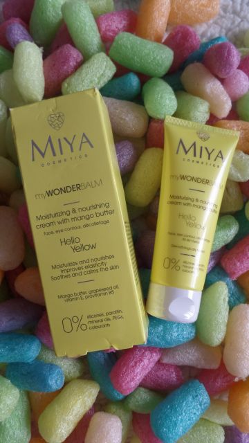 Miya Cosmetics myWONDERbalm, Hello Yellow nawilżająco-odżywczy krem z masłem mango