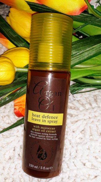Argan Oil Heat Defence Leave In Spray, Spray do włosów, Termoochronny 