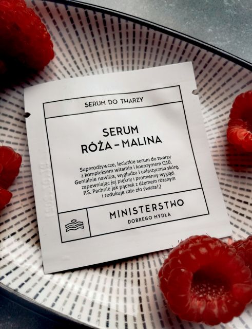 Ministerstwo Dobrego Mydła Serum do twarzy Róża-malina 