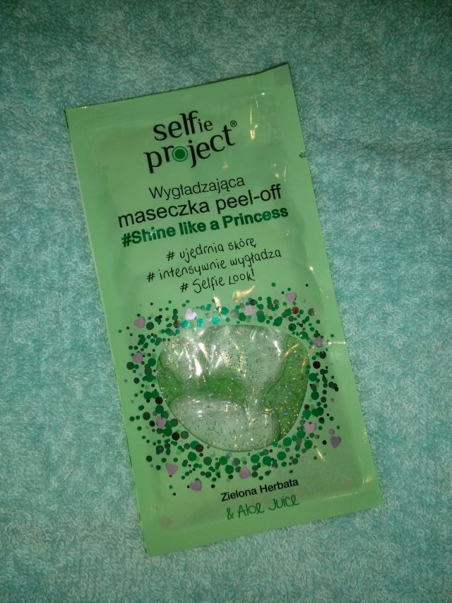 Selfie Project Maska do twarzy, Peel-off, Wygładzająca, #Shine like a Princess