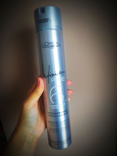 L'Oréal  Infinium Lakier do włosów, Pure Bezzapachowa Formuła Extra Strong 