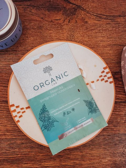 Organic Lab Maseczka do twarzy, Pielęgnująco-oczyszczająca