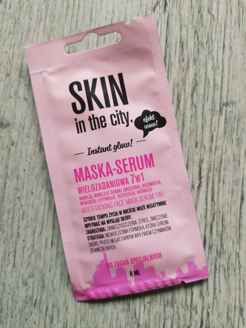 Skin in the City Maska-serum do twarzy, Instant Glow, Wielozadaniowa, 7w1