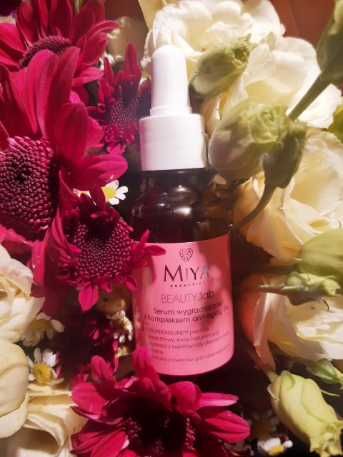 Miya Cosmetics Beauty lab, Serum do twarzy, Wygładzające, z kompleksem anti-aging 5%