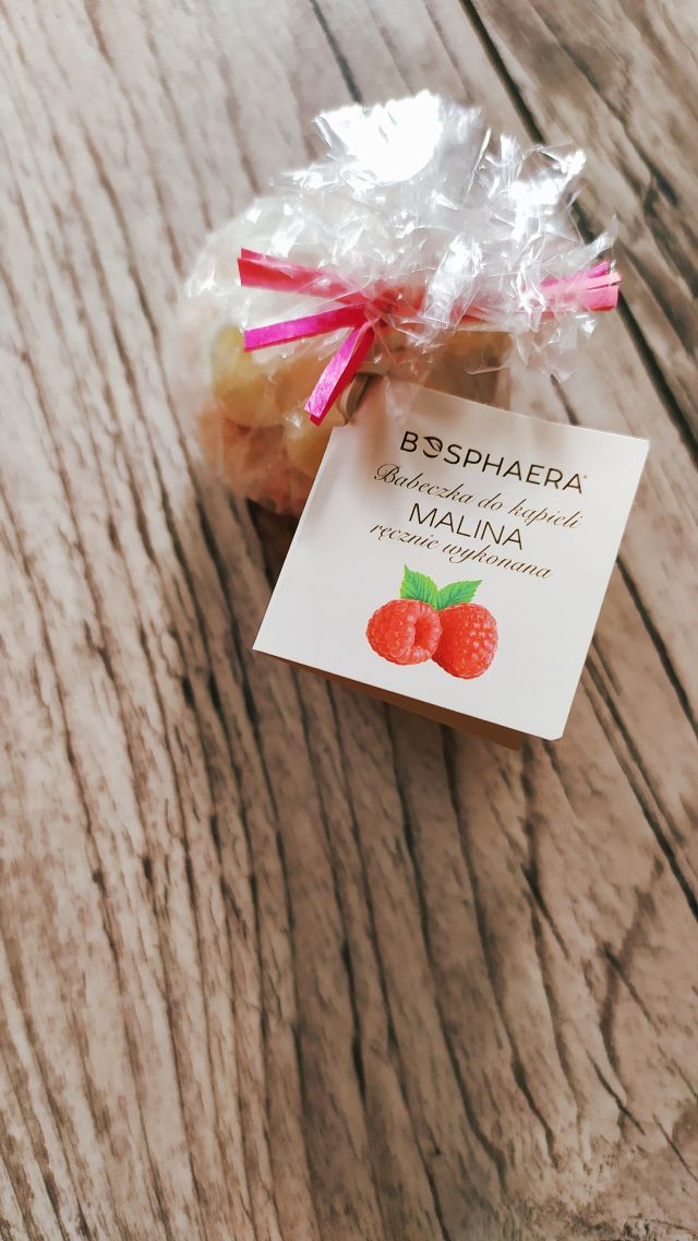 Bosphaera Babeczka do kąpieli, Malina 