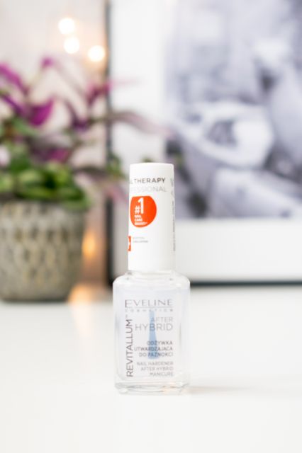 Eveline Nail Therapy Professional, Odżywka do paznokci, Revitalum, After Hybrid, Utwardzająca