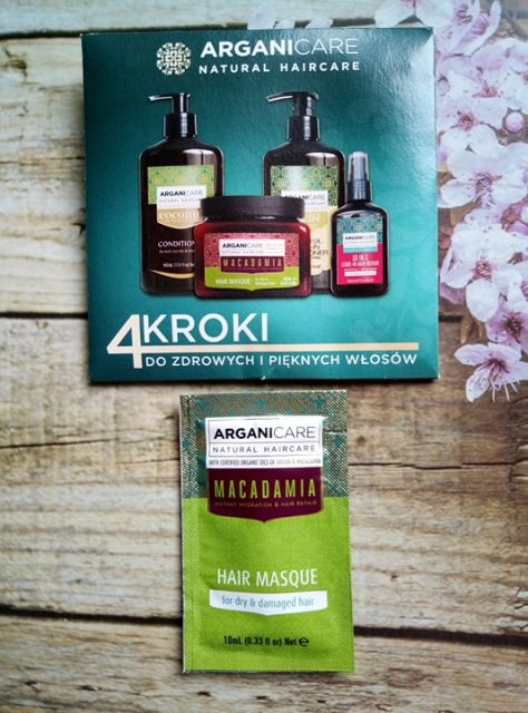 Arganicare Macadamia, Maska do włosów, Nawilżenie i odbudowa suchych i zniszczonych włosów