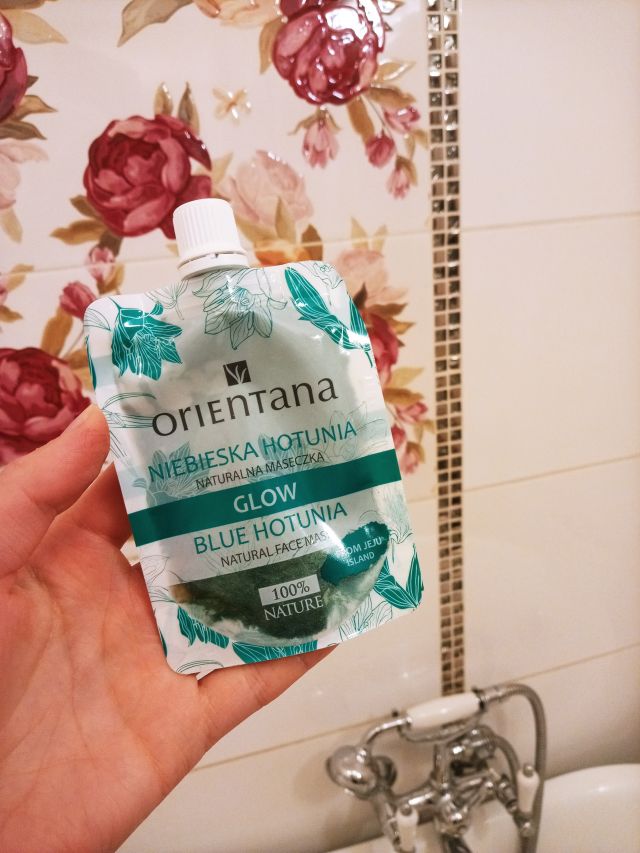 Maska niebieska hotunia