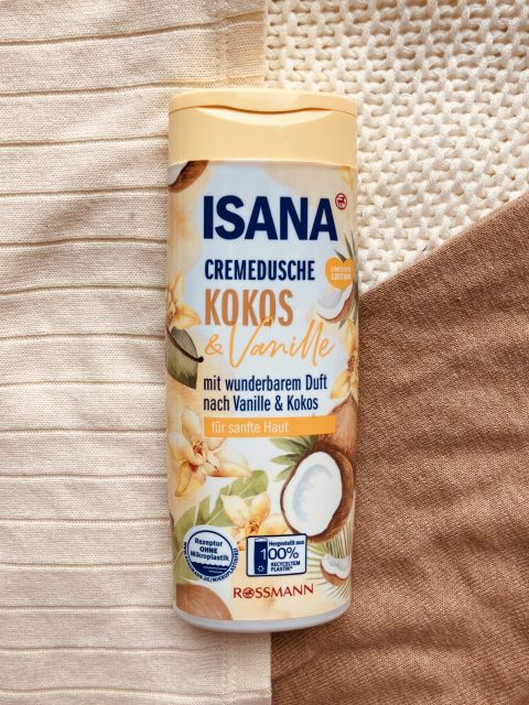 Isana Żel pod prysznic, Kokos i wanilia