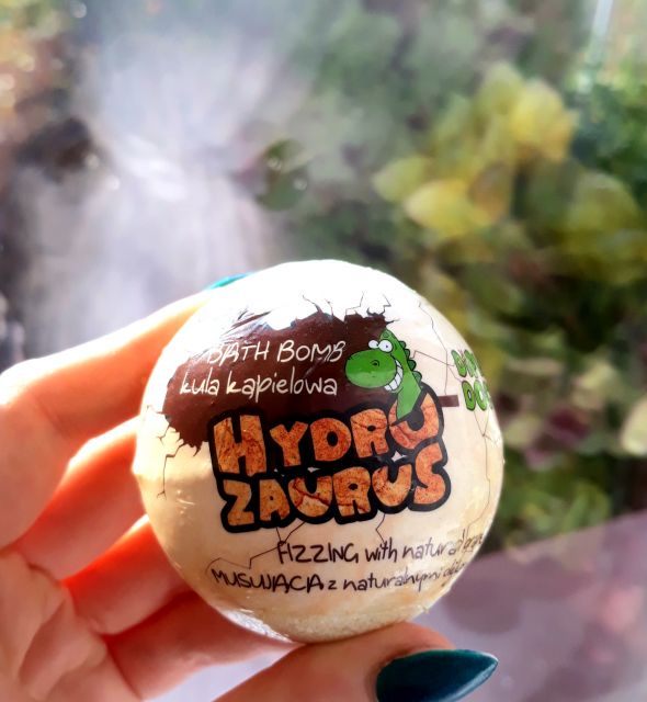 Marba Cosmetics Kula do kąpieli, Musująca, Hydrozaurus, Diplodocus