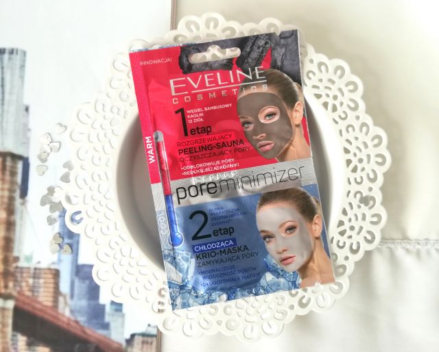 Eveline #Clean Your Skin, Zabieg dwuetapowy, Rozgrzewający peeling i chłodząca maska