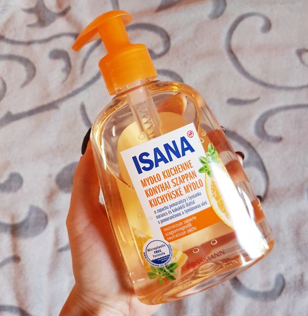 Isana Mydło do rąk w płynie, Kuchenne, Pomarańcza i tymianek