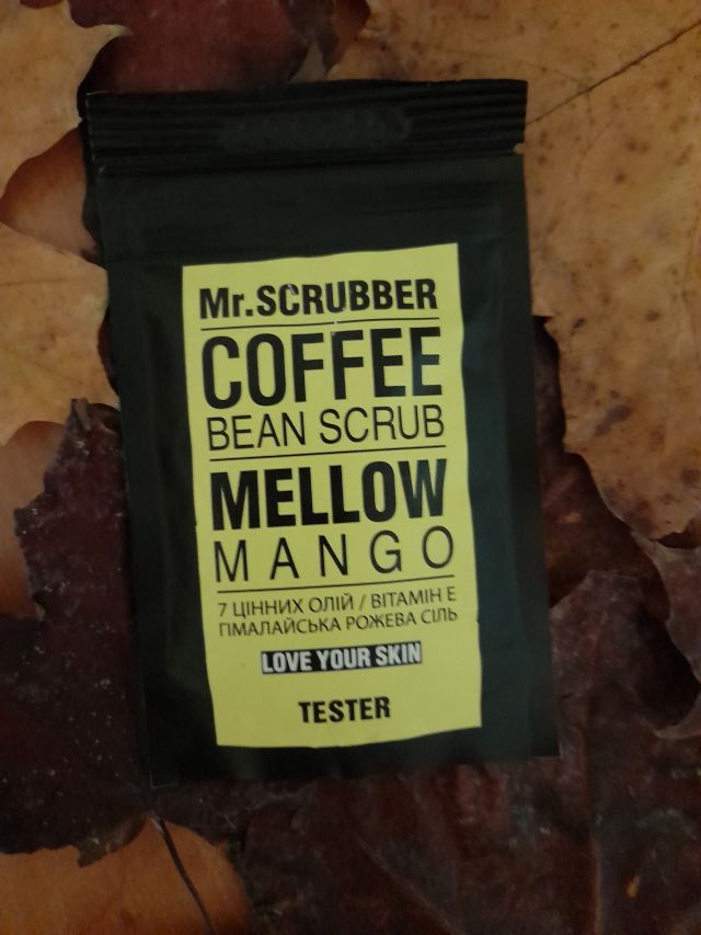 Mr. Scrubber Peeling do ciała, Kawowy, Mellow Mango