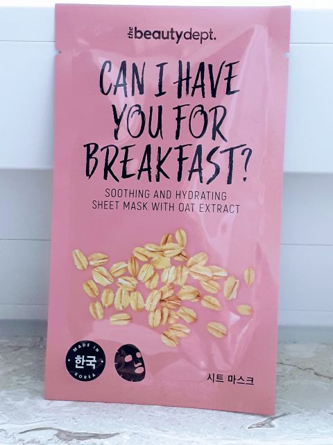 Orange Creatives Maska do twarzy w płachcie, Can I Have You For Breakfast?, wyciąg z płatków owsianych