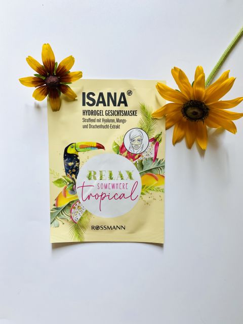 Isana Maseczka do twarzy w płacie, Hydrożelowa, Relax Somewhere Tropical